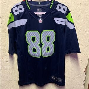 Nike Seattle Seahawks #88 Jimmy Graham Jersey Size Large Authentic